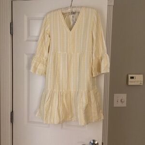 Swimsuit Cover-Up XXS Yellow/White-Tommy Bahama